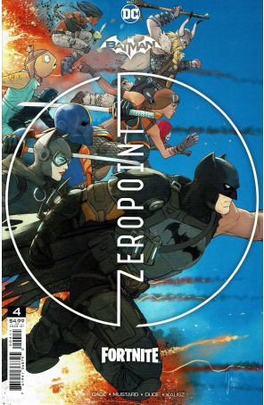 Batman/Fortnite: Zero Point 4 (in bag) published by DC with cover art by Mikel Janin