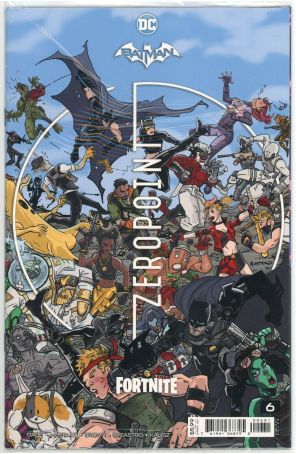 Batman/Fortnite: Zero Point 6B (in bag) published by DC with cover art by Donald Mustard