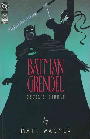 Batman/Grendel (1st Series) 1 published by DC with cover art by Matt Wagner