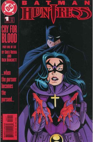 Batman/Huntress: Cry for Blood 1 published by DC with cover art by Rick Burchett