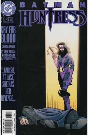 Batman/Huntress: Cry for Blood 6 published by DC with cover art by Rick Burchett