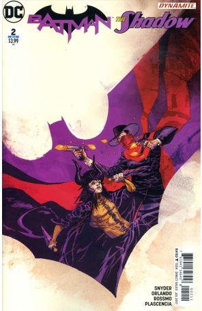 Batman/Shadow 2 published by DC with cover art by Riley Rossmo