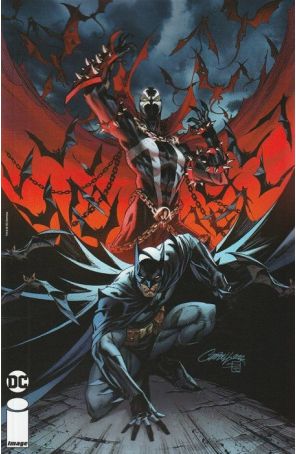 Batman/Spawn 1E published by DC with cover art by J. Scott Campbell
