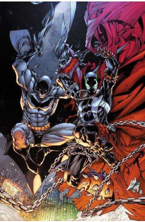 Batman/Spawn 1J published by DC with cover art by Brett Booth
