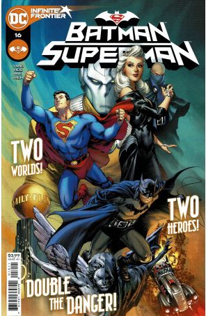 Batman/Superman (2nd Series) 16 published by DC with cover art by Ivan Reis
