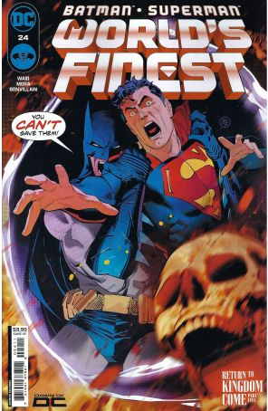 Batman/Superman: World's Finest 24A published by DC with cover art by Dan Mora