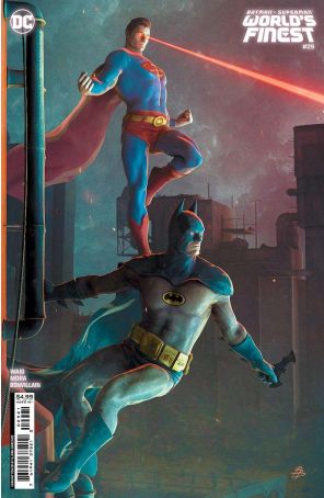 Batman/Superman: World's Finest 29B published by DC with cover art by Björn Barends