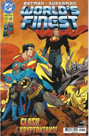 Batman/Superman: World's Finest 49A published by DC with cover art by Dan Mora