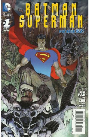 Batman/Superman 1B published by DC with cover art by Guillem March