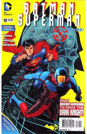 Batman/Superman 10B published by DC with cover art by Jae Lee