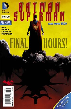 Batman/Superman 12C published by DC with cover art by Jae Lee