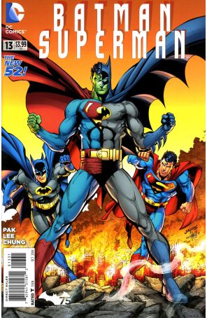 Batman/Superman 13B published by DC with cover art by Dan Jurgens