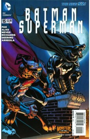 Batman/Superman 15B published by DC with cover art by Jon Bogdanove