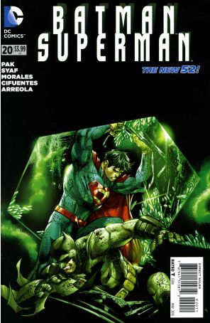 Batman/Superman 20 published by DC with cover art by Ardian Syaf