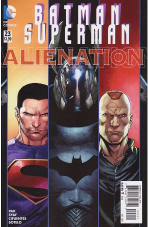 Batman/Superman 23 published by DC with cover art by Ardian Syaf