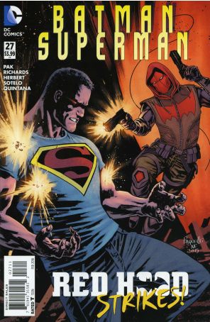 Batman/Superman 27 published by DC with cover art by Yanick Paquette