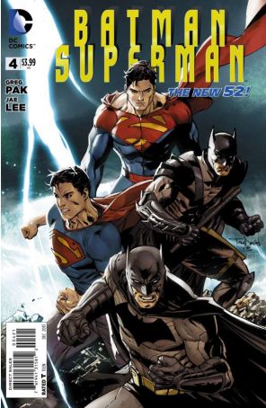 Batman/Superman 4A published by DC with cover art by Tony Daniel