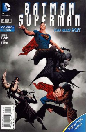 Batman/Superman 4C published by DC with cover art by Jae Lee