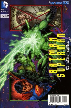 Batman/Superman 5 published by DC with cover art by Brett Booth