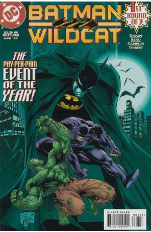 Batman/Wildcat 1 published by DC with cover art by Tony Daniel