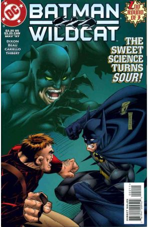 Batman/Wildcat 2 published by DC with cover art by Art Thibert
