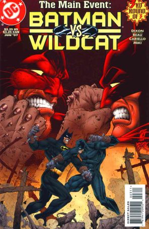 Batman/Wildcat 3 published by DC with cover art by Art Thibert