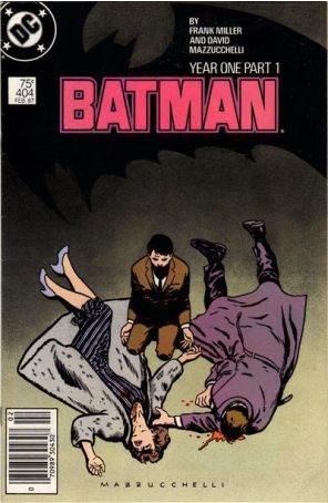 Batman 404 (Newsstand) published by DC with cover art by David Mazzucchelli