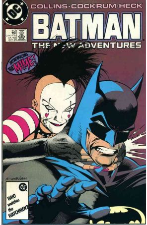 Batman 412 published by DC with cover art by Kevin Nowlan