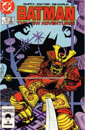 Batman 413 published by DC with cover art by Ed Hannigan and Walt Simonson