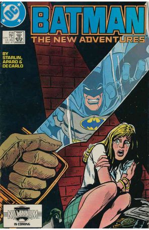 Batman 414 published by DC with cover art by Jim Aparo