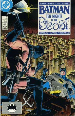 Batman 419 published by DC with cover art by Mike Zeck