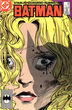 Batman 421 published by DC with cover art by Jerry Bingham