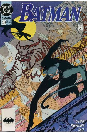 Batman 460 published by DC with cover art by Norm Breyfogle