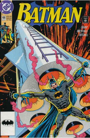 Batman 466 published by DC with cover art by Norm Breyfogle
