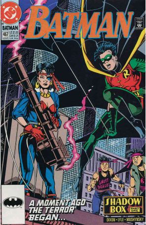 Batman 467 published by DC with cover art by Tom Lyle