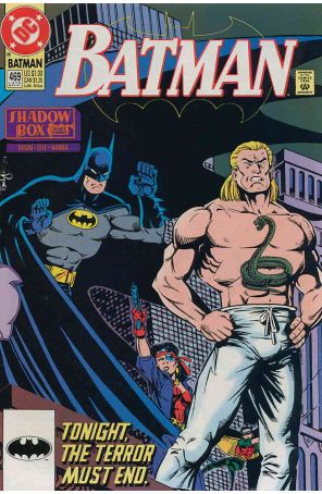 Batman 469 published by DC with cover art by Tom Lyle