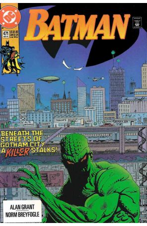 Batman 471 published by DC with cover art by Norm Breyfogle