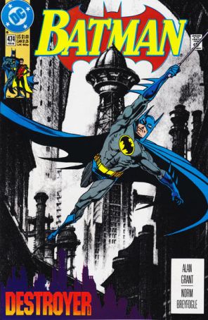 Batman 474 published by DC with cover art by Norm Breyfogle