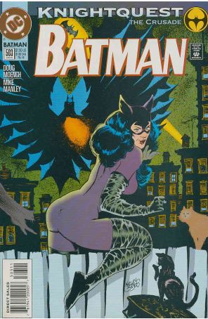 Batman 503 published by DC with cover art by Kelley Jones