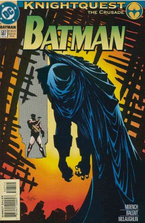 Batman 507 published by DC with cover art by Kelley Jones