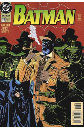 Batman 518 published by DC with cover art by Kelley Jones