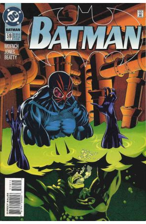 Batman 519 published by DC with cover art by Kelley Jones