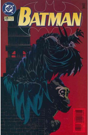 Batman 520 published by DC with cover art by Kelley Jones