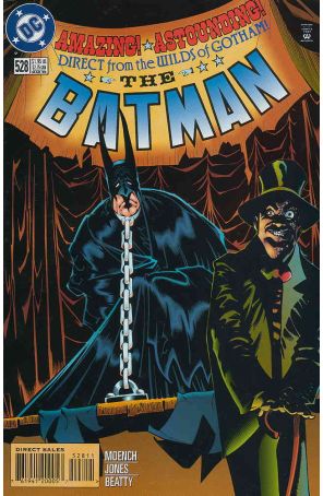 Batman 528 published by DC with cover art by Kelley Jones
