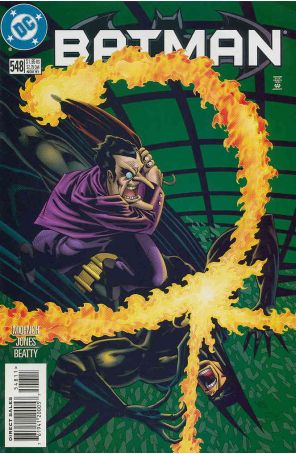 Batman 548 published by DC with cover art by Kelley Jones
