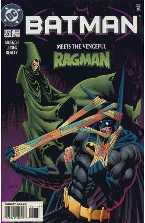 Batman 551 published by DC with cover art by Kelley Jones
