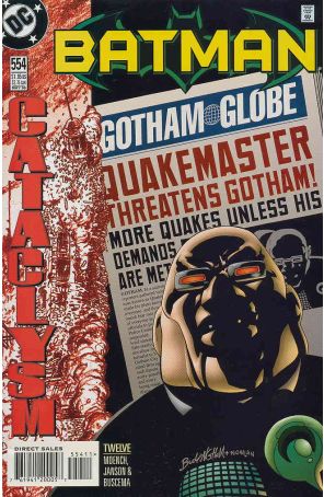 Batman 554 published by DC with cover art by Mark Buckingham
