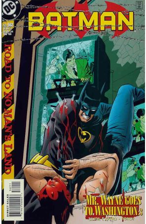 Batman 562 published by DC with cover art by Rodolfo Damaggio