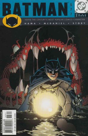 Batman 577 published by DC with cover art by Scott McDaniel