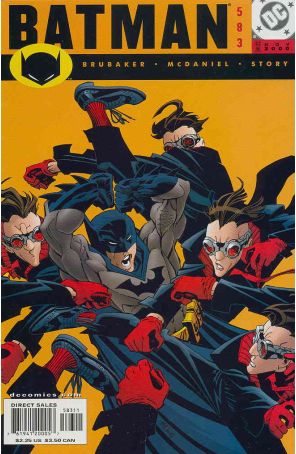 Batman 583 published by DC with cover art by Scott McDaniel